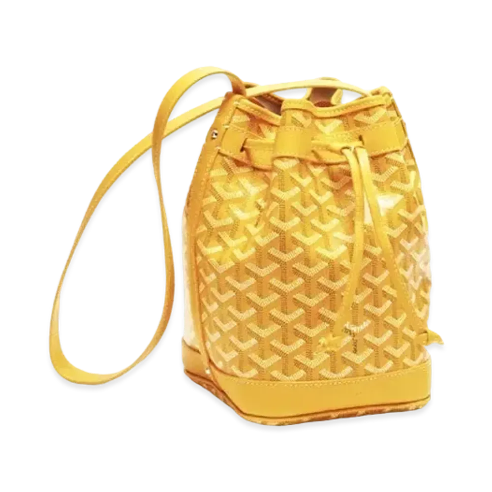 Goyard Petit Flot Bucket Bag "Yellow"