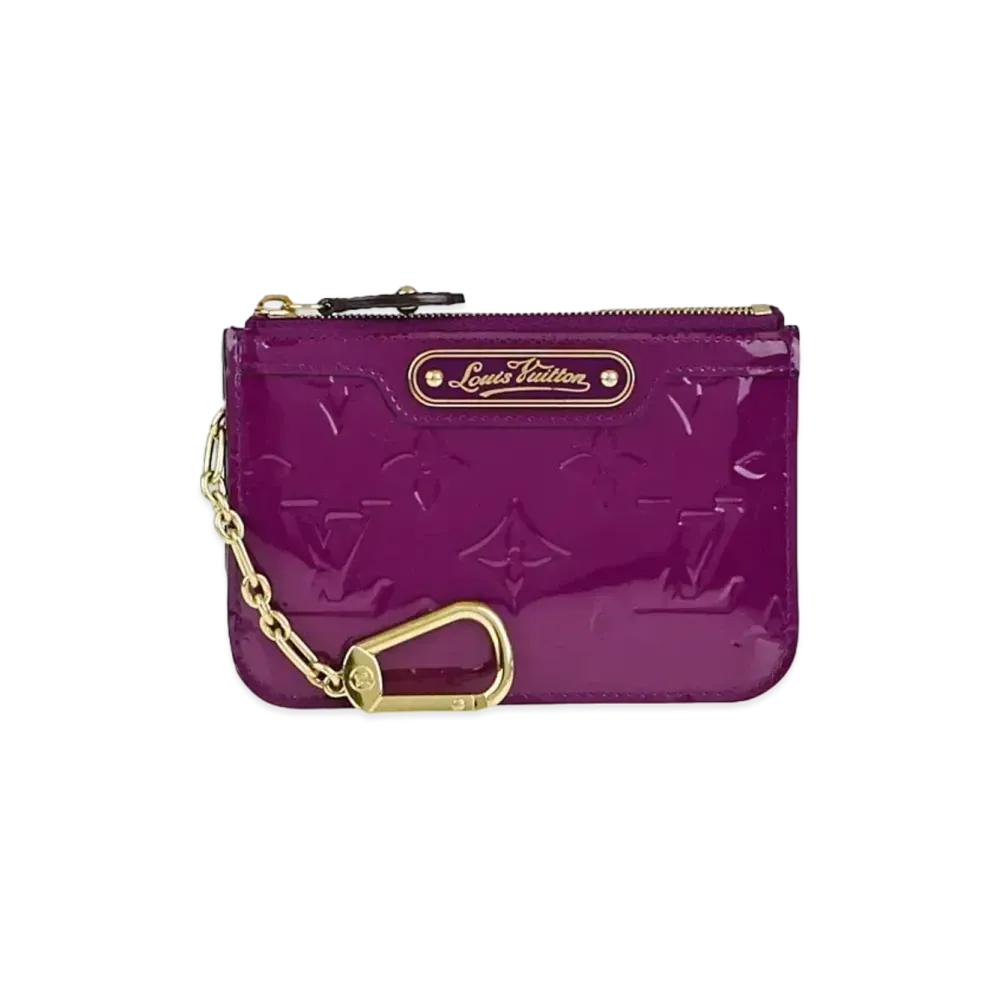Louis Vuitton Key Pouch NM Vernis "Amethyst"