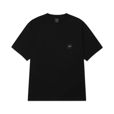 HUF Set Box Logo Pocket Tee "Black"