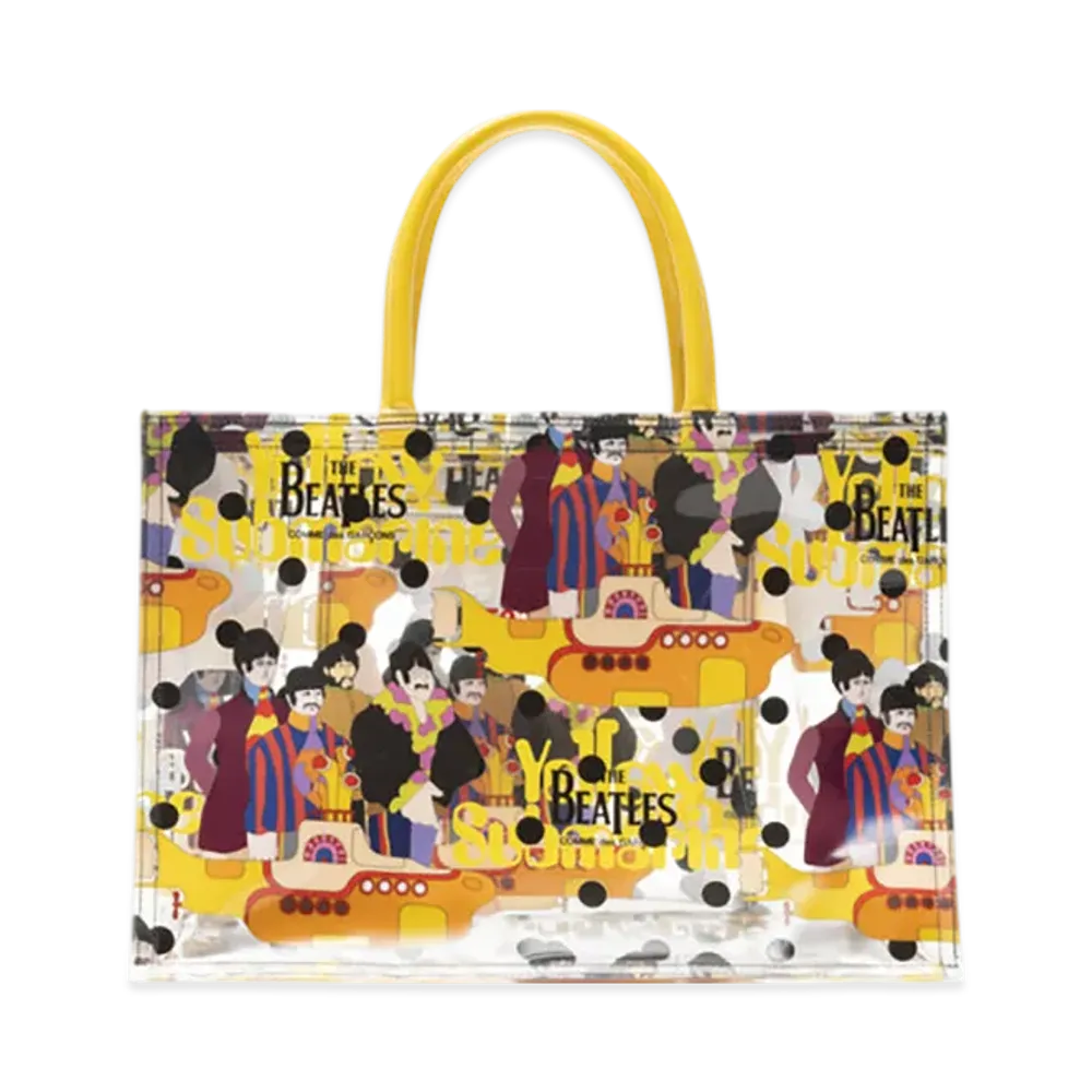 COMME des GARCONS x The Beatles Submarine Print Tote Bag Yellow "Yellow"