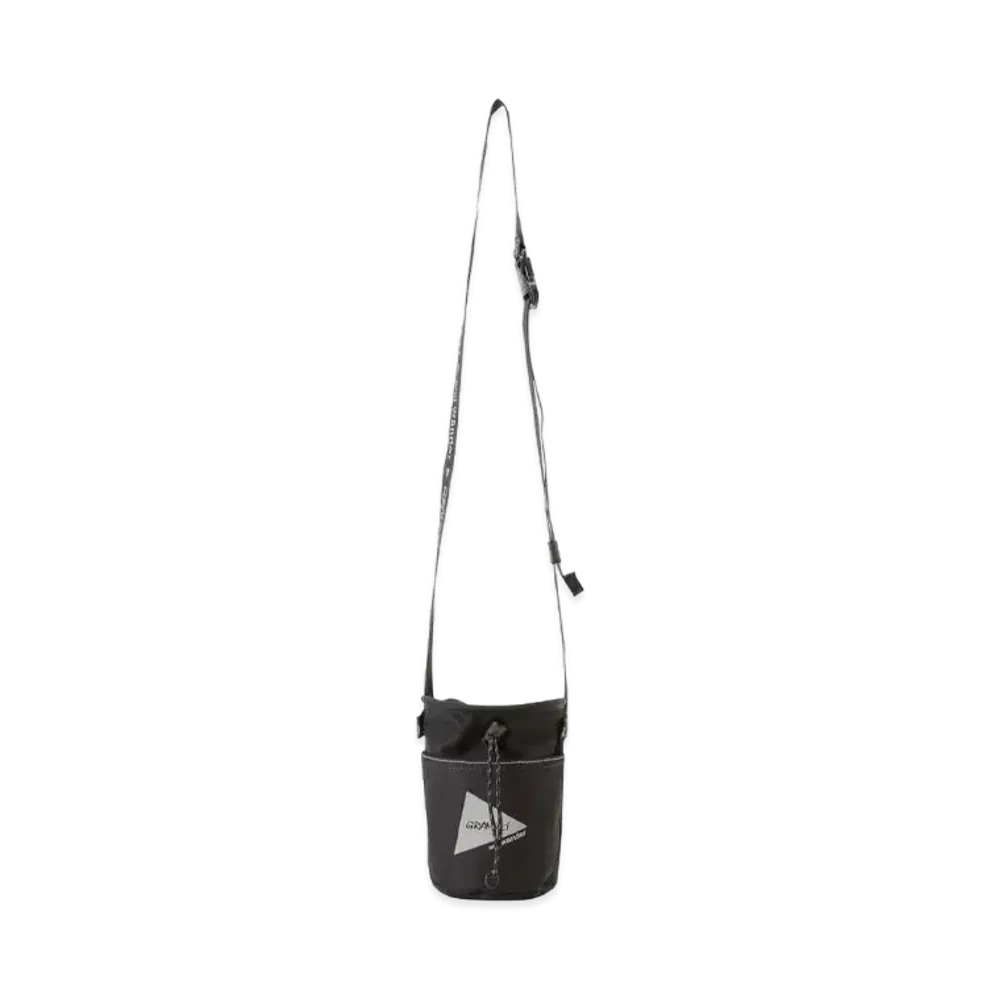 GRAMICCI x and wander Multi Patchwork Chalk Pouch "Black"