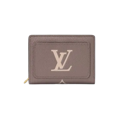 Louis Vuitton Portefeuille Claire Monogram Empreinte Tourterelle "Cream"