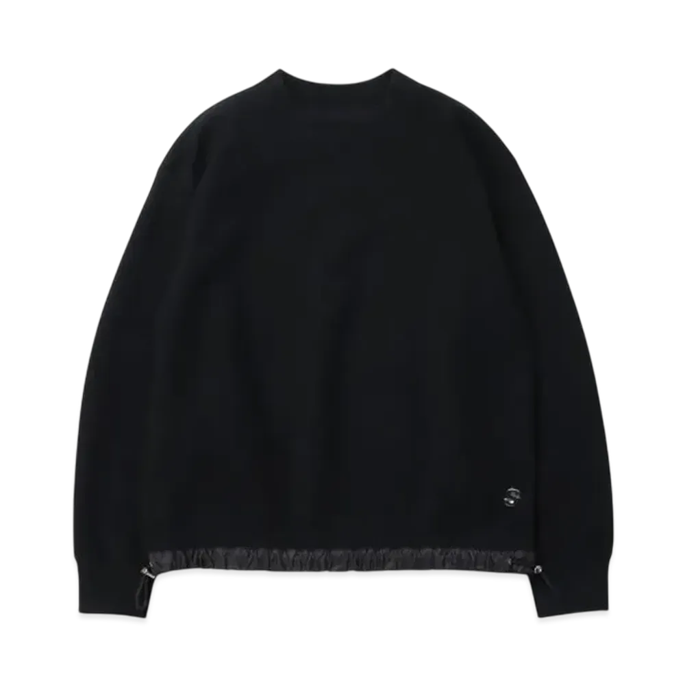 sacai Sponge Sweat Pullover "Black"
