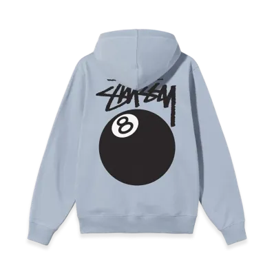 Stussy 8 Ball Hoodie - 21FW "Steel"