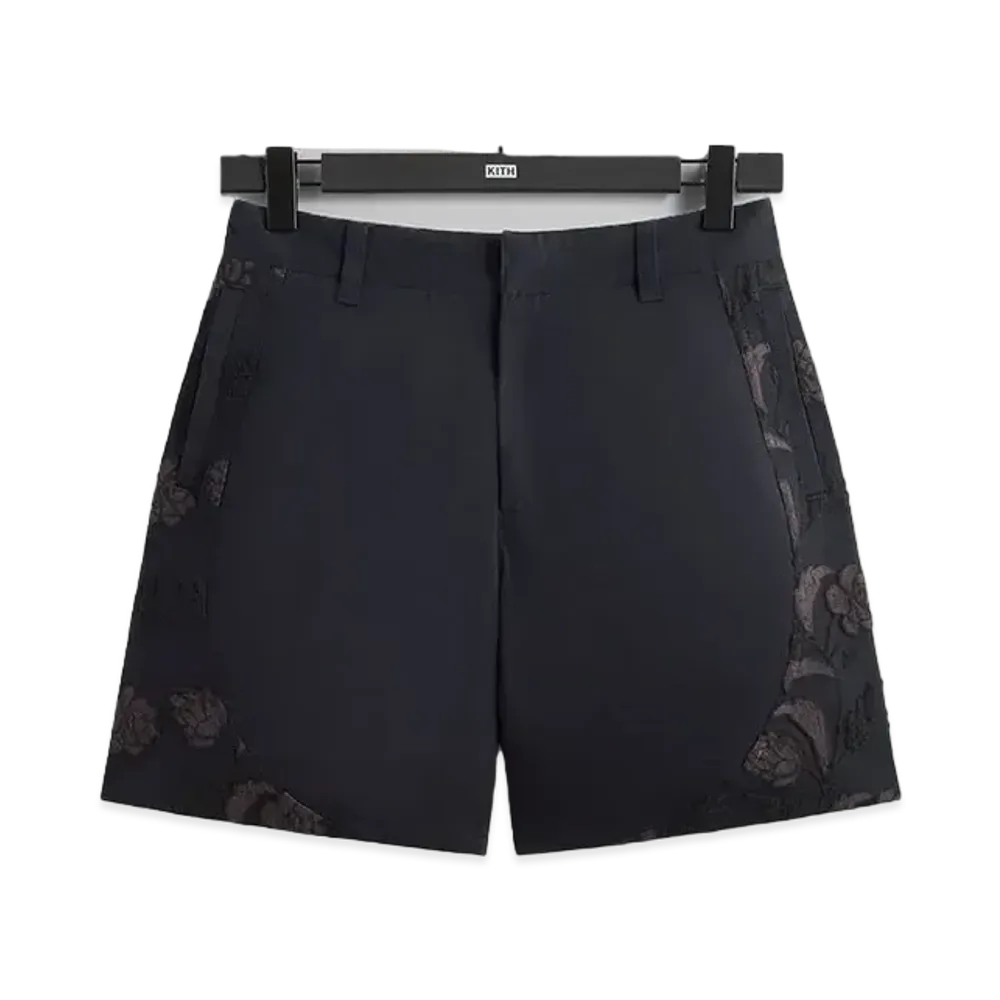 Kith Chain-Stitched Combo Glen Short "Black"