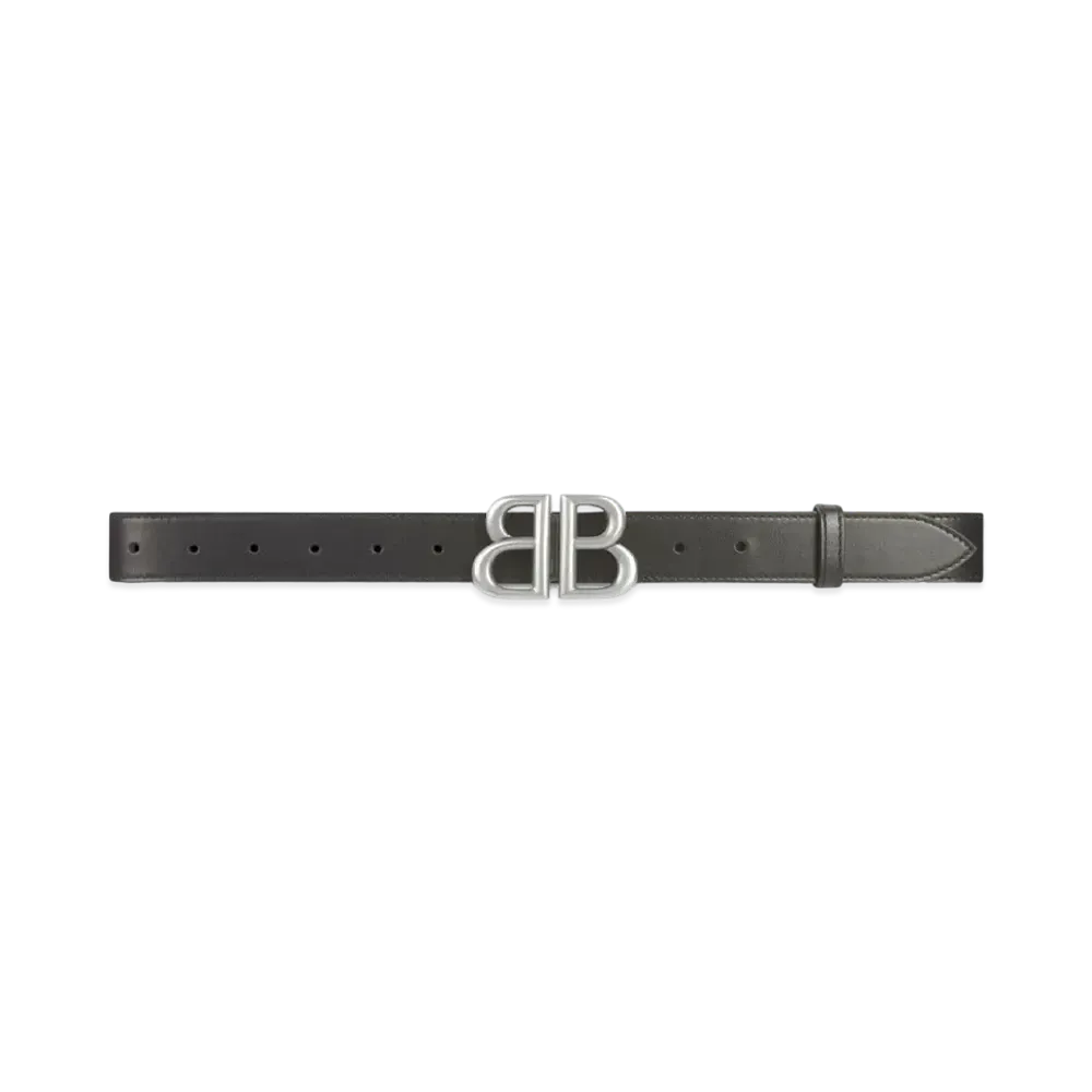 GUCCI x BALENCIAGA The Hacker BB Large Belt Calafskin "Black"