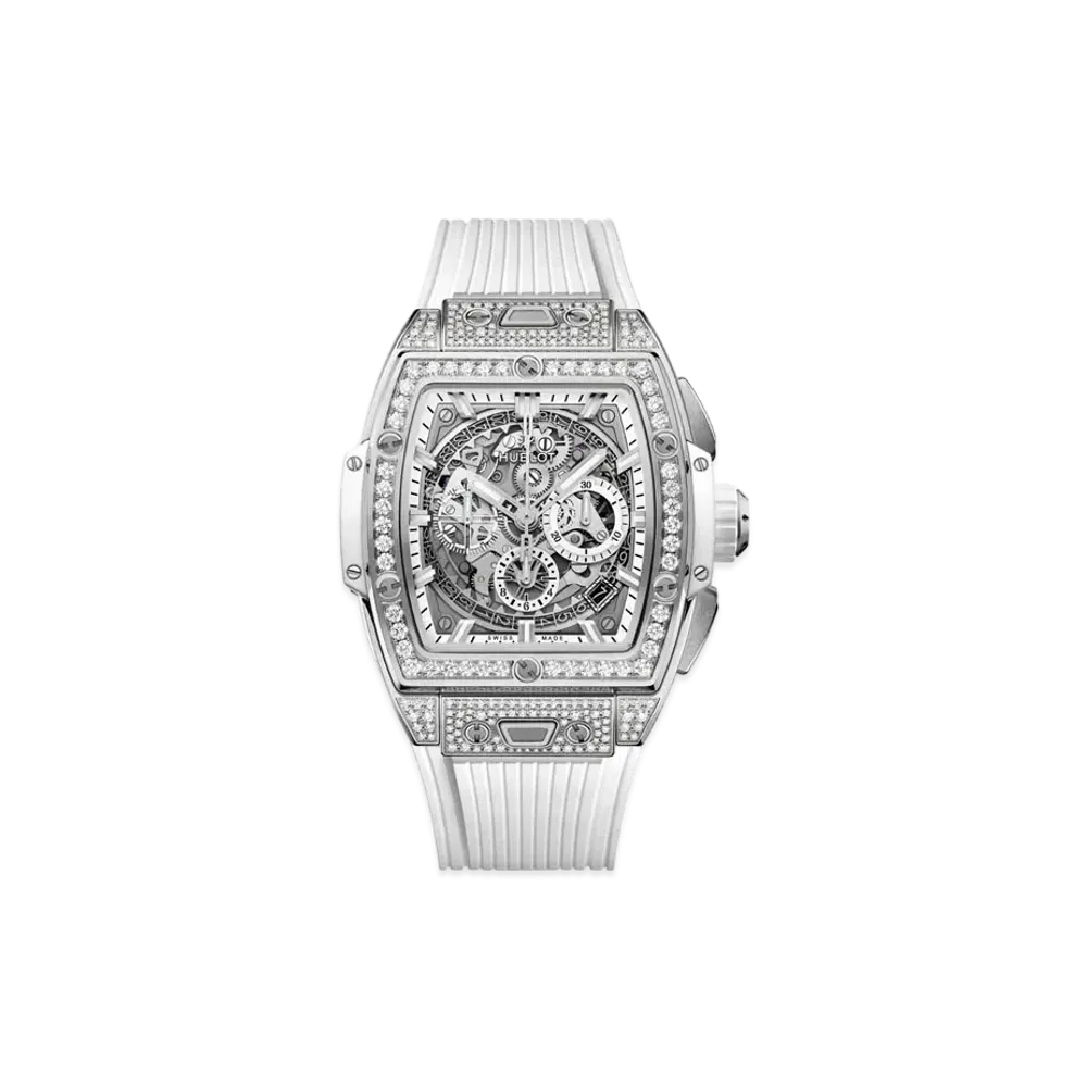 HUBLOT Spirit of Big Bang Titanium White Pave 42mm