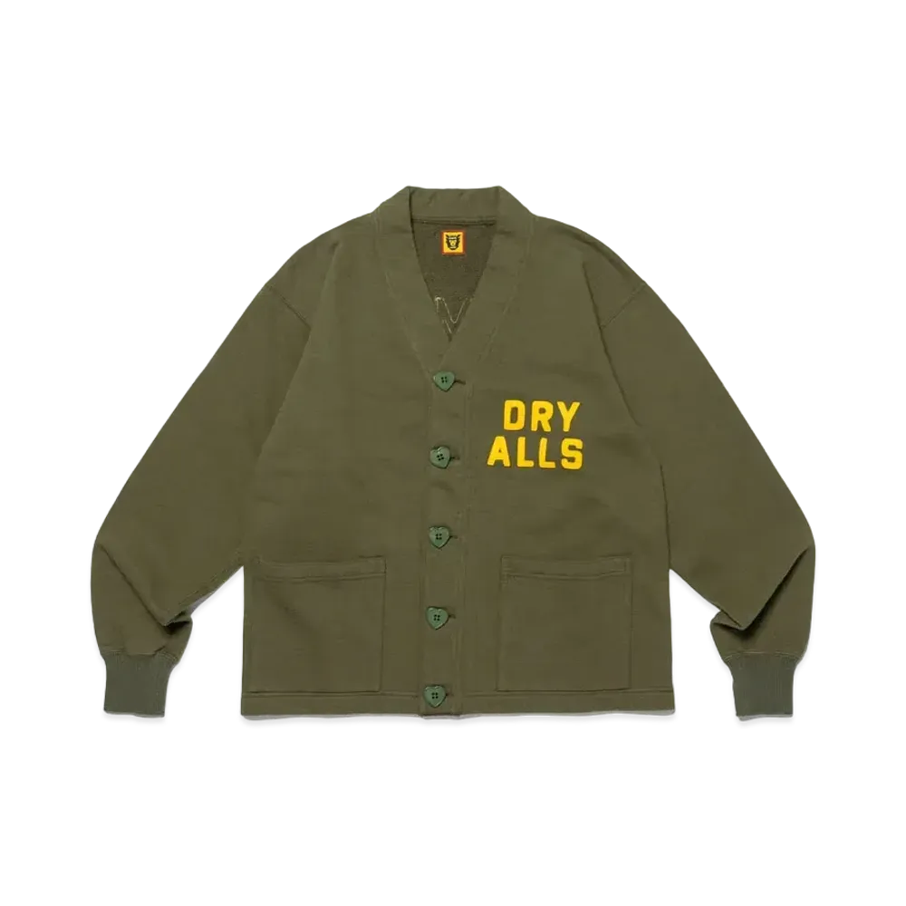 HUMAN MADE Sweatshirt Cardigan "Olive Drab"