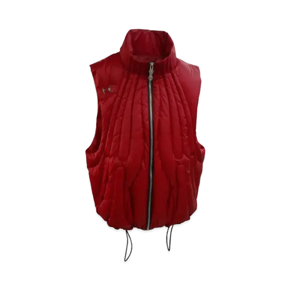 THUG CLUB Cave Goose Down Vest "Red"