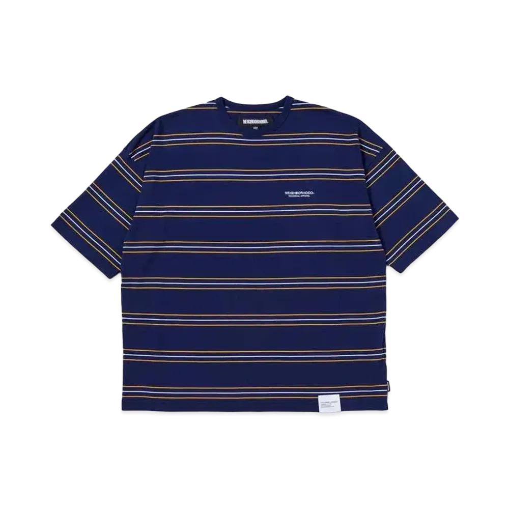 NEIGHBORHOOD Border Crewneck SS "Navy"