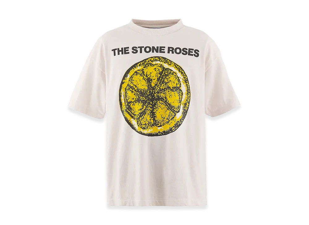 SAINT Mxxxxxx x THE STONE ROSES TSR SS T-Shirt Lemon "White"