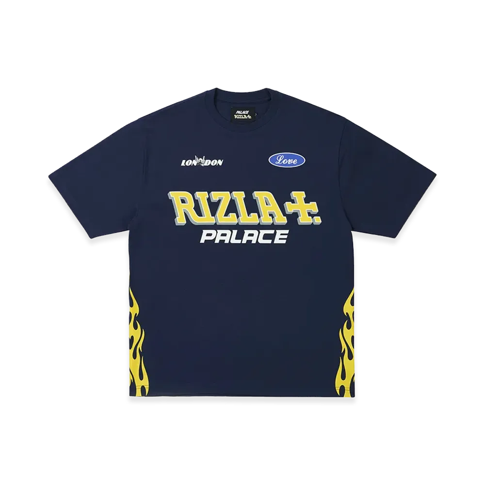 PALACE x RIZLA T Shirt "Navy"