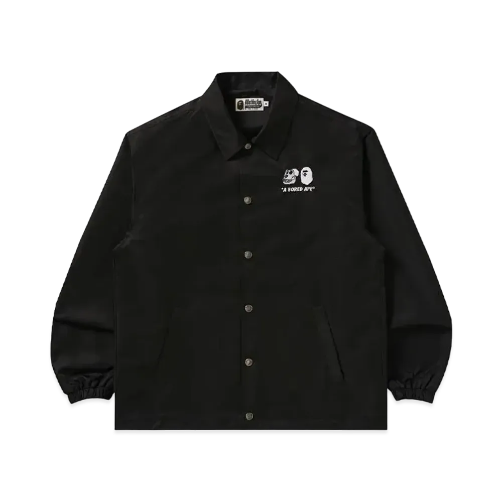 A BATHING APE x Bored Ape Yacht Club Coach Jacket "Black"