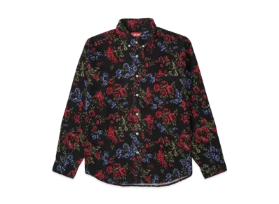 Supreme Floral Flannel Shirt "Black"