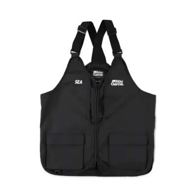 WIND AND SEA x Abu Garcia Water Repellent Vest "Black"
