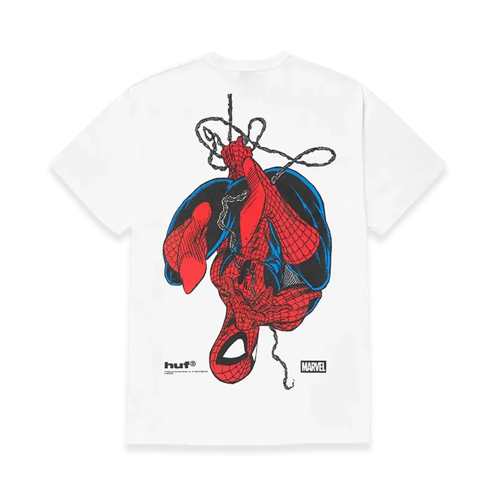 HUF x Spider-Man Upside Down Tee "White"