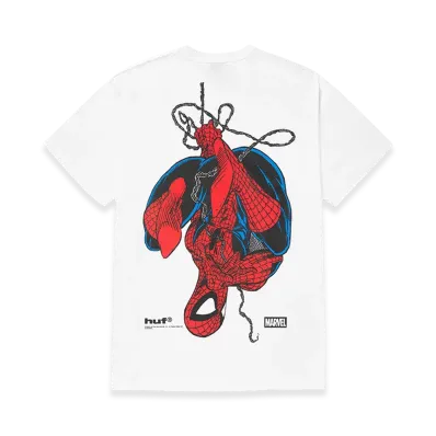 HUF x Spider-Man Upside Down Tee "White"