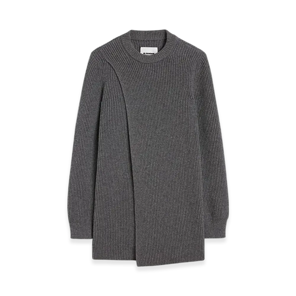 Jil Sander Midweight Wool Mini Dress "Koala"