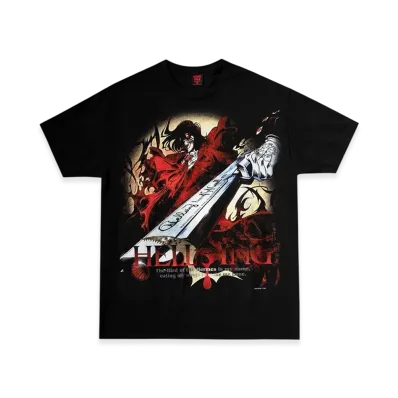 Geeks Rule x HELLSING OVA Silkscreen Printing T Shirt Alucard "Black"