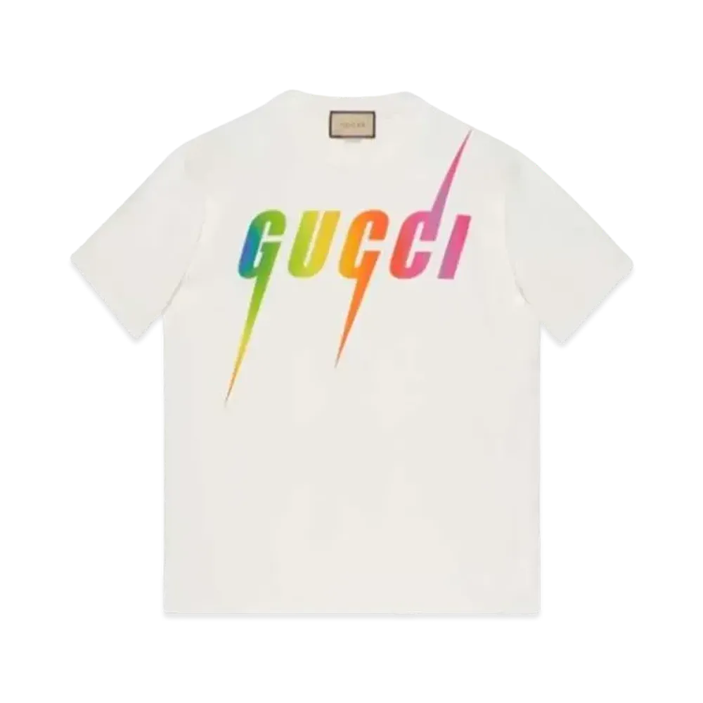 GUCCI Women's Ice Cream Cotton Jersey T-shirt "Ivory"