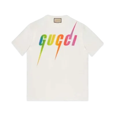 GUCCI Women's Ice Cream Cotton Jersey T-shirt "Ivory"