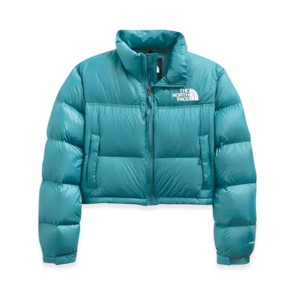 The North Face Women's Nuptse Short Jacket "Storm Blue"
