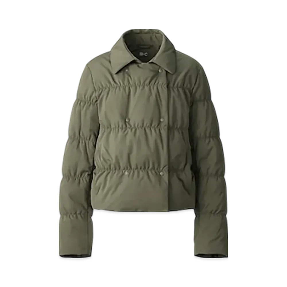 Uniqlo C Women'S Down Short Jacket "Olive"