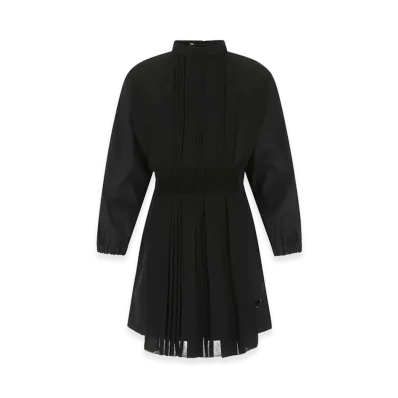 PRADA Women's Re-Nylon And Crepe Jumpsuit "Black"