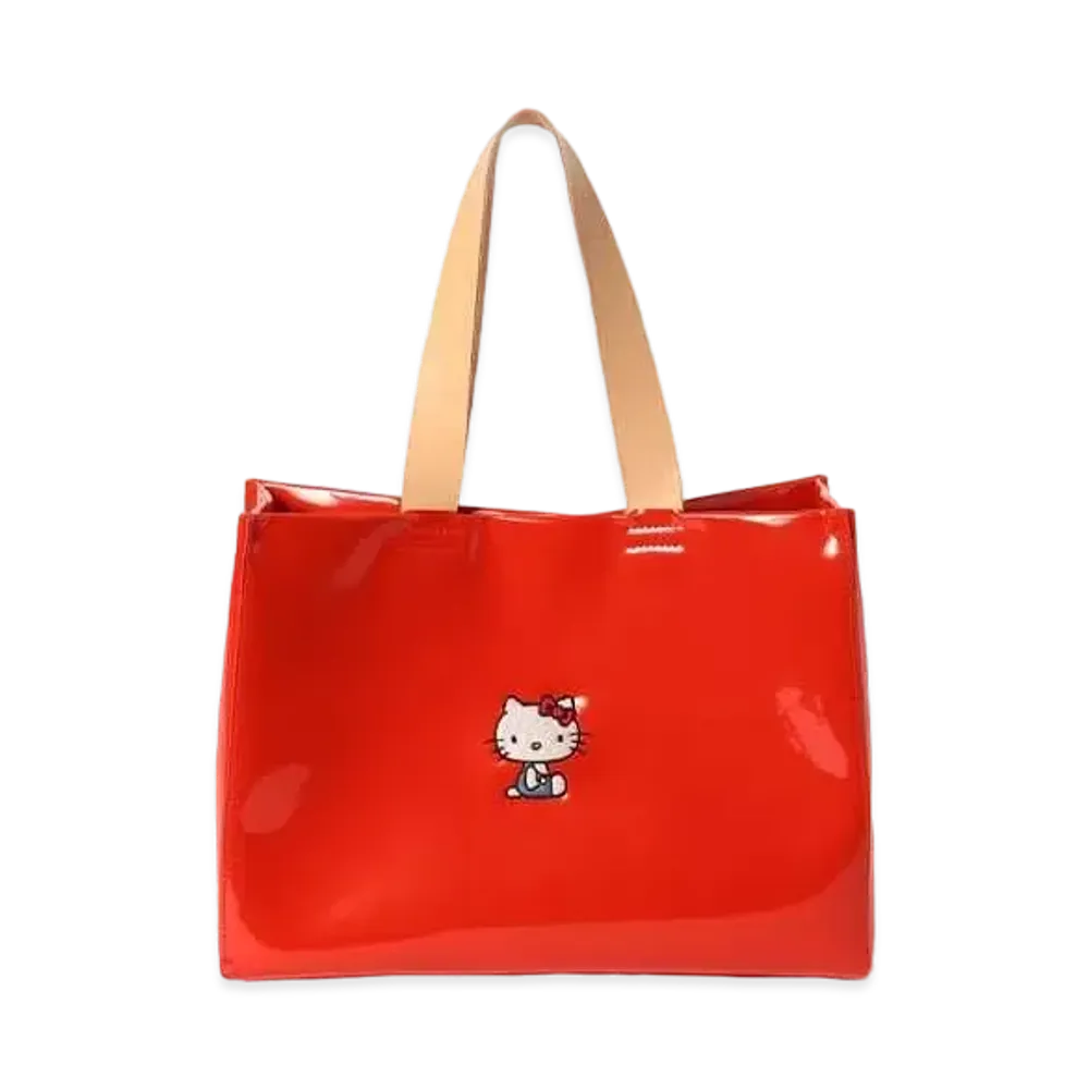 HELLO KITTY x BEAMS COUTURE Hello Kitty Embroidery Bag "Red"