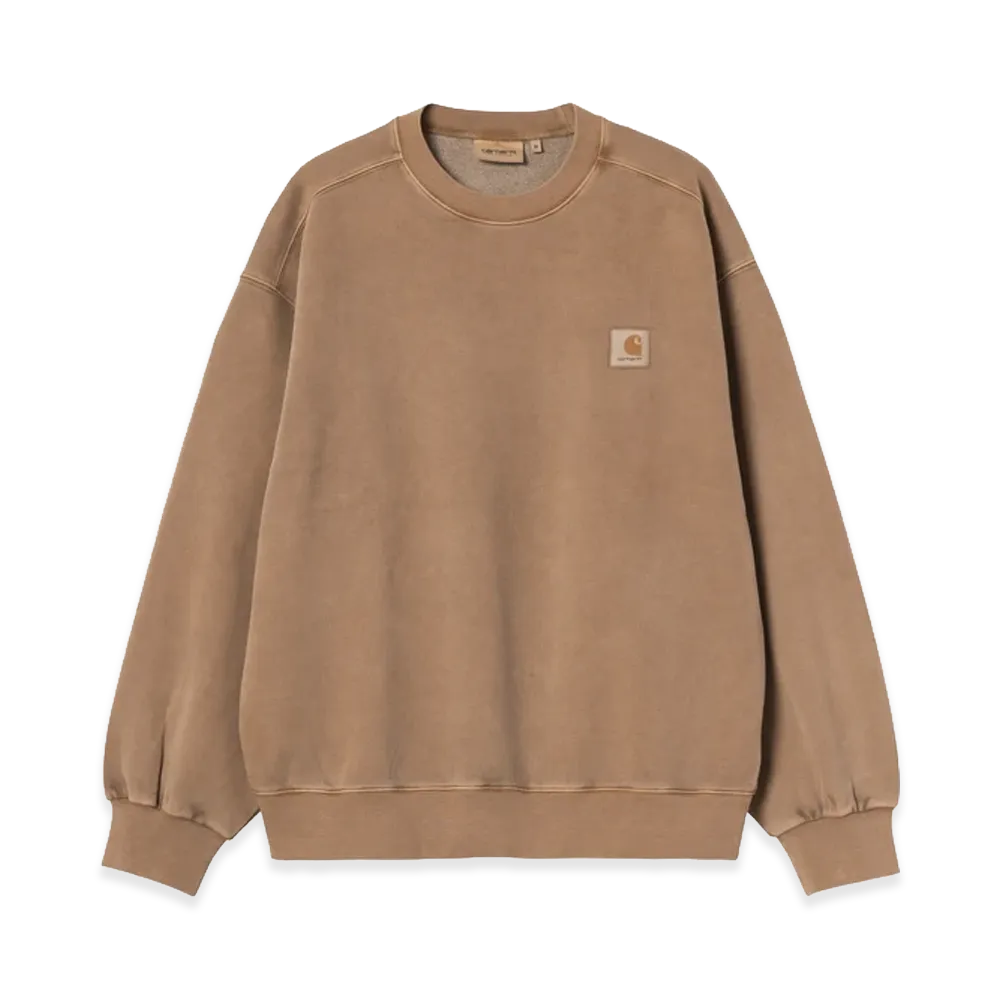 Carhartt WIP Vista Sweat "WIP H Brown Garment Dyed"