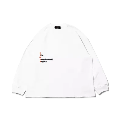 atmos x THE OTOGIBANASHI SUPPLY L/S Tee "White"