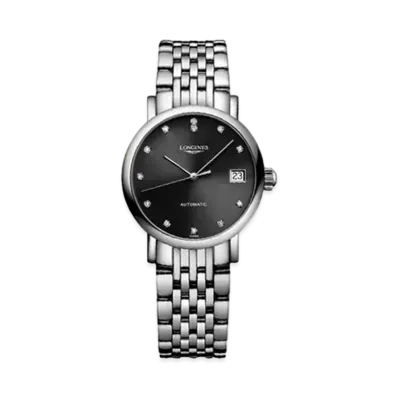 Longines Elegant Collection 25.50 mm "Sun Ray Black/Stainless Steel" L4.309.4.57.6