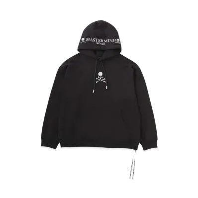 mastermind WORLD Boxy High Hoodie "Black"