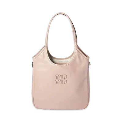 MIU MIU IVY Leather Bag "Powder Pink"