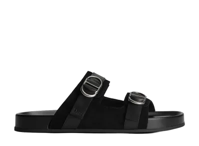 Dior Aqua Sandal Suede Calfskin "Black"