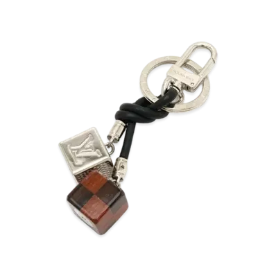 Louis Vuitton Cube Bag Charm And Key Holder Damier