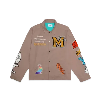 MAYO EXCLUSIVE EMBROIDERY COACH JACKET "BEIGE"