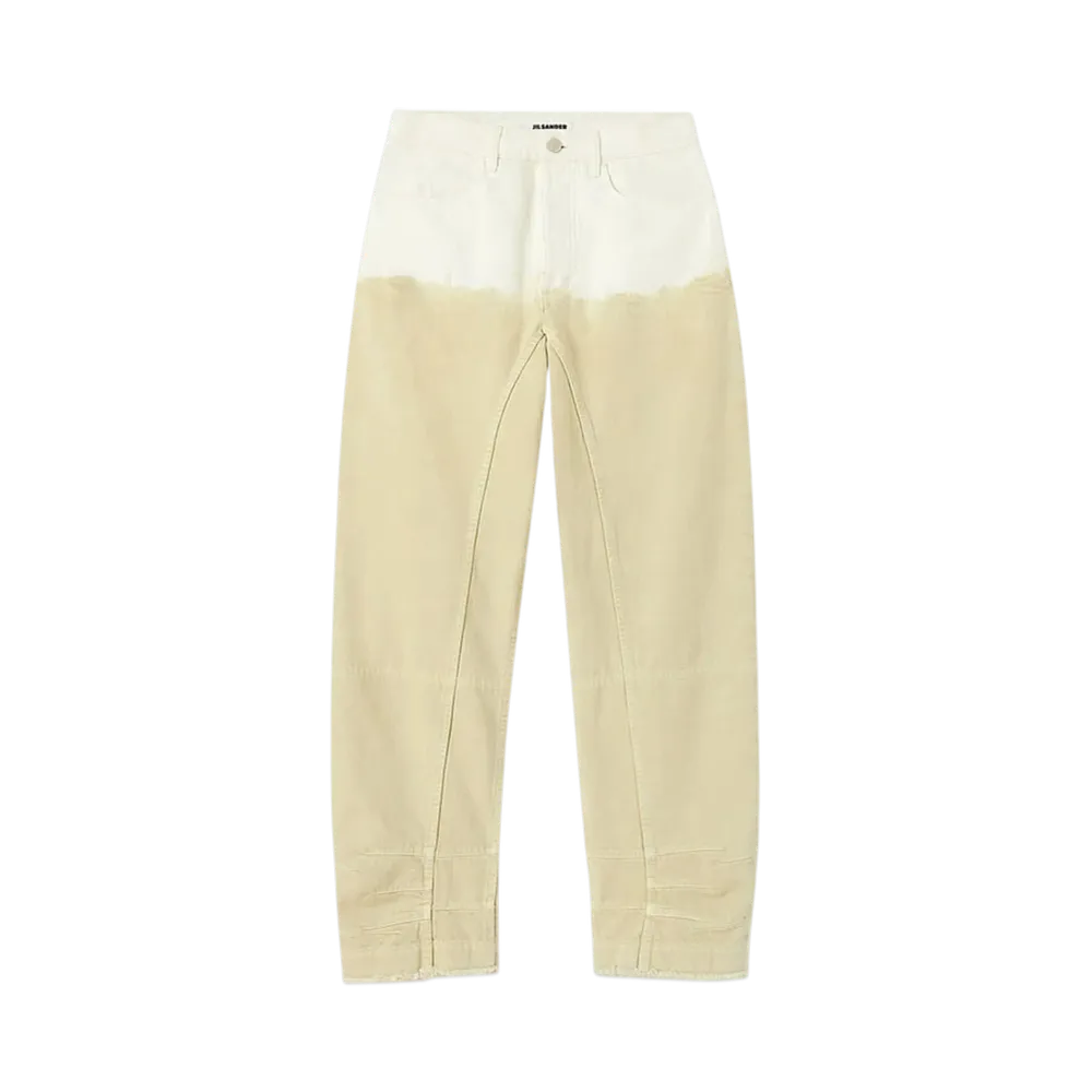 Jil Sander Women's Denim Trousers "Almond"