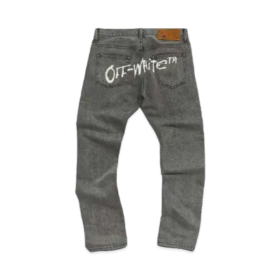 OFF-WHITE END. BANDIT SLIM JEANS "Black"