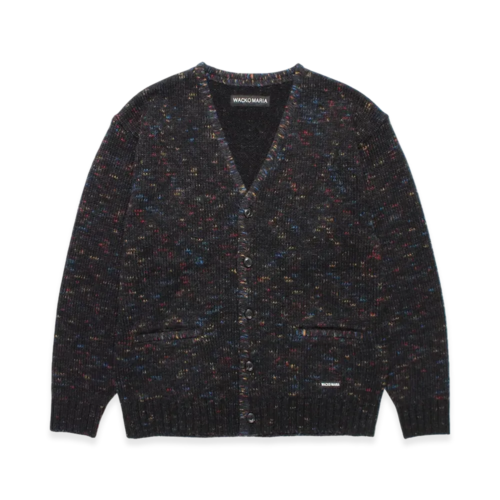 WACKO MARIA Mix Mohair Knit Cardigan "Black"