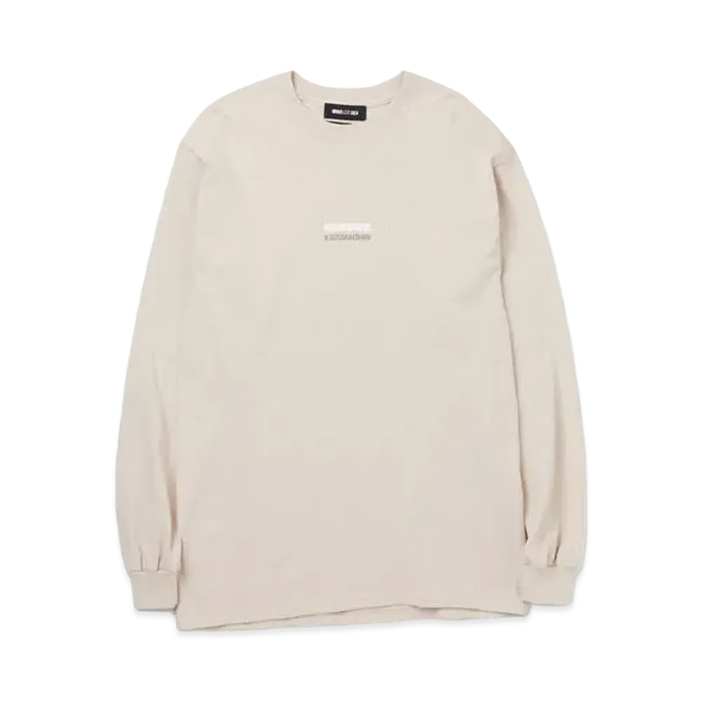 NEIGHBORHOOD WIND AND SEA NHWDS-1 / C-TEE . LS "Beige"