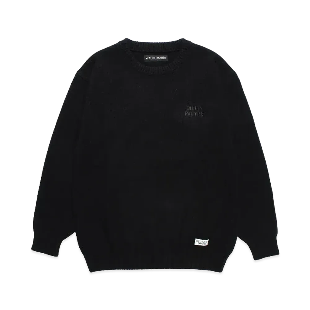 WACKO MARIA Classic Knit Sweater "Black"