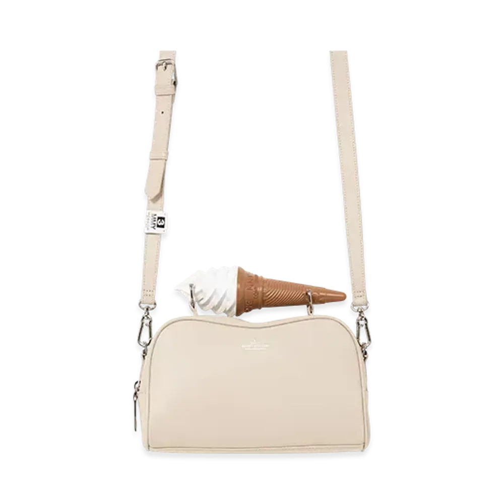 Maison MIHARA YASUHIRO "Toy" Soft Serve Handle Mini Boston Bag "Beige"