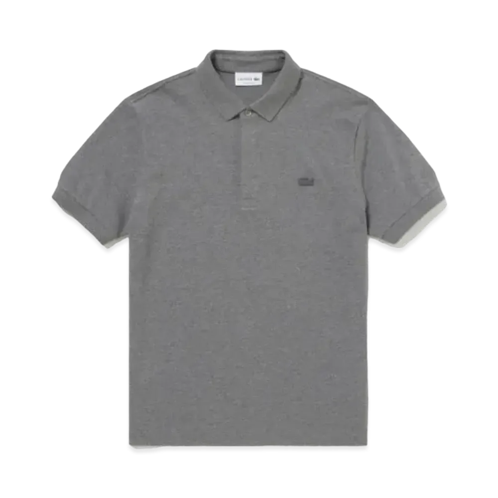 LACOSTE Regular Fit Stretch Paris Polo Shirt "Dark Grey"