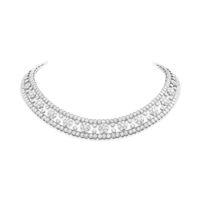 Van Cleef & Arpels Snowflake necklace "18K White gold/Diamond"