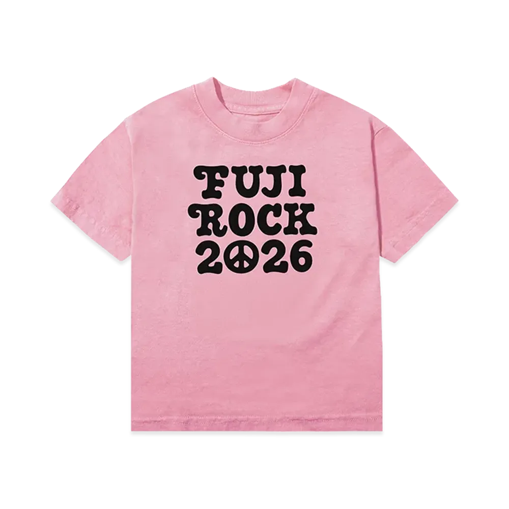 VERDY x fuji rock festival 2026 VERDY Kids Tee "Pink"