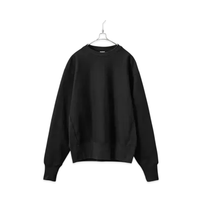 Healthknit Rocker Weight Crew Neck Sweatshirt "Ink Black"