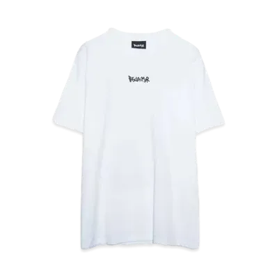 DISCLAIMER MAGLI UOMO IN JERSEY "BIANCO"
