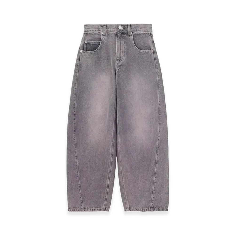 X-Girl Women's Logo Mark Stitched Denim Pants "Pink"