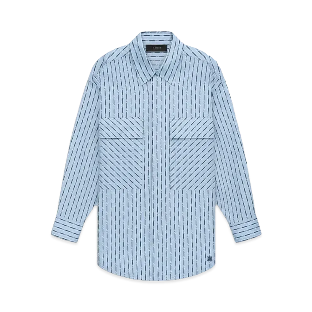 AMIRI Double Pocket Workwear Shirt "Blue"